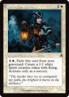 [339]【EN】【FOIL】■旧枠■不屈の聖戦士/Dauntless Cathar【INR】[C][白]