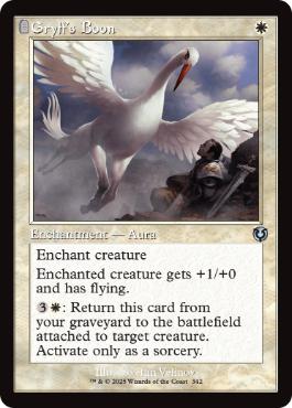 [342]【EN】【FOIL】■旧枠■グリフの加護/Gryff's Boon【INR】[U][白]