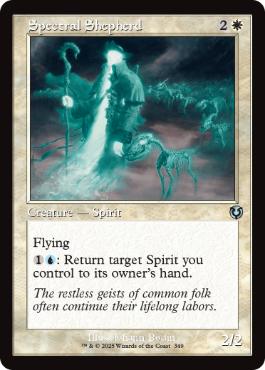 [349]【EN】【FOIL】■旧枠■霊体の羊飼い/Spectral Shepherd【INR】[U][白]