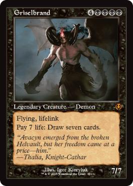 [381]【EN】【FOIL】■旧枠■グリセルブランド/Griselbrand【INR】[M][黒]