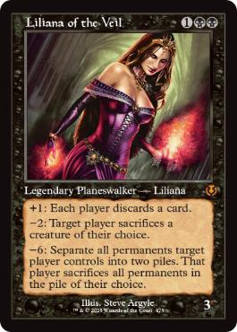 [475]【EN】【FOIL】■旧枠■ヴェールのリリアナ/Liliana of the Veil【INR】[M][黒]