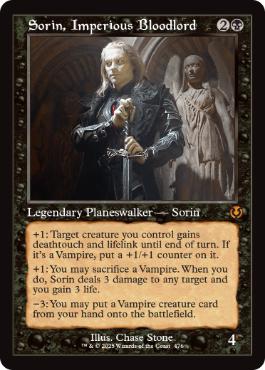 [476]【EN】【FOIL】■旧枠■傲慢な血王、ソリン/Sorin, Imperious Bloodlord【INR】[M][黒]