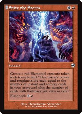 [401]【EN】【FOIL】■旧枠■嵐の捕縛/Seize the Storm【INR】[C][赤]