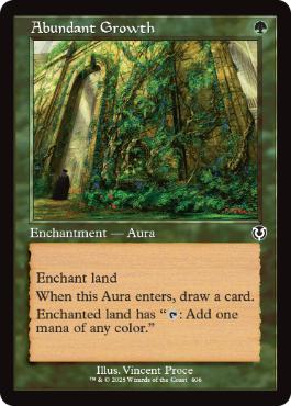 [406]【EN】【FOIL】■旧枠■豊かな成長/Abundant Growth【INR】[C][緑]