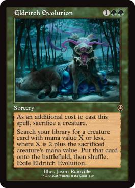 [410]【EN】【FOIL】■旧枠■異界の進化/Eldritch Evolution【INR】[R][緑]