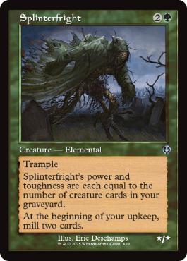 [420]【EN】【FOIL】■旧枠■裂け木の恐怖/Splinterfright【INR】[U][緑]