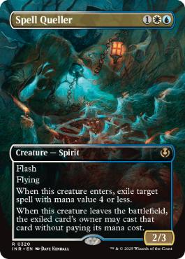 [320]【EN】【FOIL】■ボーダーレス■呪文捕らえ/Spell Queller【INR】[R][多色]