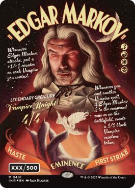 [491]【EN】【ダブルレインボウFOIL】■ボーダーレス■エドガー・マルコフ/Edgar Markov【INR】[M][多色]