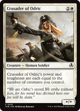 [018]【EN】オドリックの十字軍/Crusader of Odric【INR】[C][白]