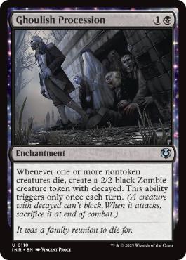 [110]【EN】グールの行進/Ghoulish Procession【INR】[U][黒]