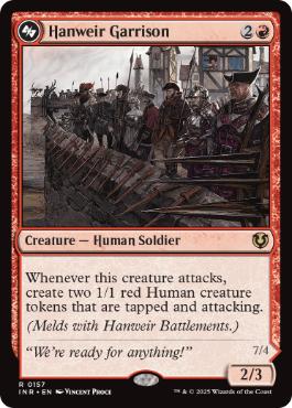 [157]【EN】ハンウィアー守備隊/Hanweir Garrison【INR】[R][赤]