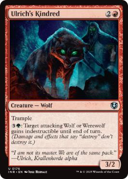 [176]【EN】ウルリッチの同族/Ulrich's Kindred【INR】[U][赤]
