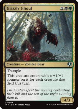 [240]【EN】灰色熊のグール/Grizzly Ghoul【INR】[U][多色]