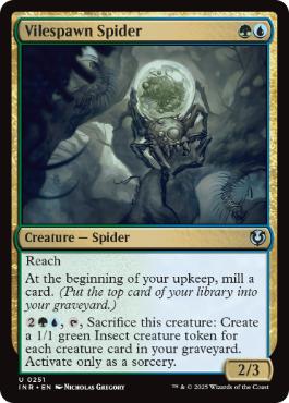 [251]【EN】堕落産みの蜘蛛/Vilespawn Spider【INR】[U][多色]