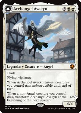 [011]【EN】【FOIL】大天使アヴァシン/Archangel Avacyn【INR】[M][白]