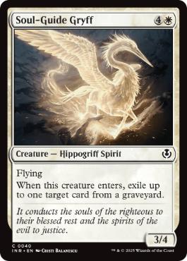 [040]【EN】【FOIL】魂標グリフ/Soul-Guide Gryff【INR】[C][白]