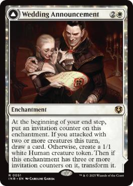 [051]【EN】【FOIL】婚礼の発表/Wedding Announcement【INR】[R][白]