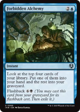 [065]【EN】【FOIL】禁忌の錬金術/Forbidden Alchemy【INR】[U][青]