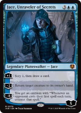 [070]【EN】【FOIL】秘密の解明者、ジェイス/Jace, Unraveler of Secrets【INR】[M][青]