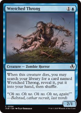 [094]【EN】【FOIL】悲惨な群れ/Wretched Throng【INR】[C][青]