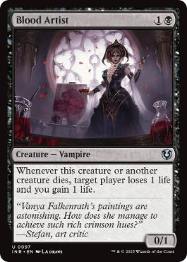 [097]【EN】【FOIL】血の芸術家/Blood Artist【INR】[U][黒]