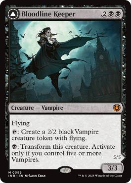 [098]【EN】【FOIL】血統の守り手/Bloodline Keeper【INR】[M][黒]