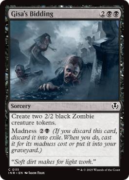 [111]【EN】【FOIL】ギサの召集/Gisa's Bidding【INR】[C][黒]