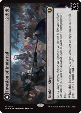 [120]【EN】【FOIL】イニストラードへの侵攻/Invasion of Innistrad【INR】[R][黒]