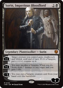 [133]【EN】【FOIL】傲慢な血王、ソリン/Sorin, Imperious Bloodlord【INR】[M][黒]