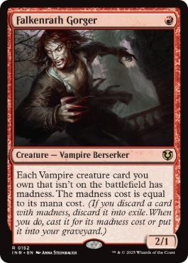 [152]【EN】【FOIL】ファルケンラスの過食者/Falkenrath Gorger【INR】[R][赤]