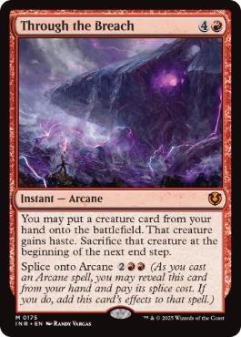 [175]【EN】【FOIL】裂け目の突破/Through the Breach【INR】[M][赤]