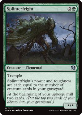[217]【EN】【FOIL】裂け木の恐怖/Splinterfright【INR】[U][緑]
