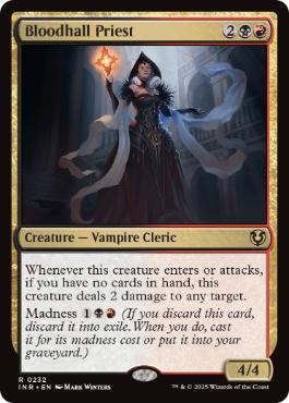 [232]【EN】【FOIL】血の間の僧侶/Bloodhall Priest【INR】[R][多色]