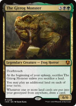 [238]【EN】【FOIL】ギトラグの怪物/The Gitrog Monster【INR】[M][多色]