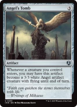 [253]【EN】【FOIL】天使の墳墓/Angel's Tomb【INR】[U][茶]
