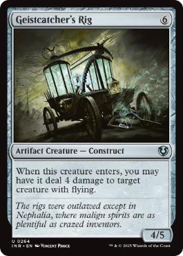 [264]【EN】【FOIL】霊捕らえの装置/Geistcatcher's Rig【INR】[U][茶]