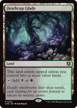 [275]【EN】【FOIL】死天狗茸の林間地/Deathcap Glade【INR】[R][土地]