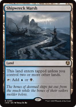 [284]【EN】【FOIL】難破船の湿地/Shipwreck Marsh【INR】[R][土地]