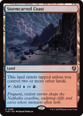 [285]【EN】【FOIL】嵐削りの海岸/Stormcarved Coast【INR】[R][土地]