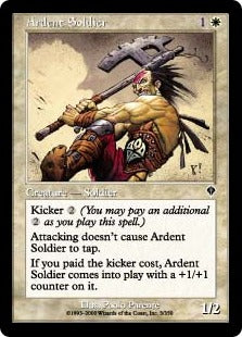 [003]【EN】【FOIL】献身的兵士/Ardent Soldier【INV】[C][白]