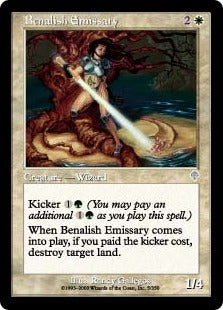 [005]【EN】ベナリアの使者/Benalish Emissary【INV】[U][白]