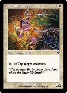 [008]【JP】【FOIL】ベナリアのわな師/Benalish Trapper【INV】[C][白]