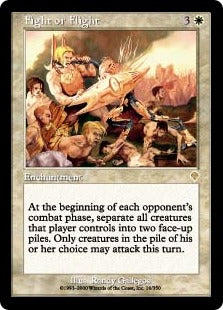 [016]【JP】【FOIL】闘争か逃亡か/Fight or Flight【INV】[R][白]