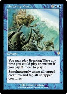 [048]【EN】【FOIL】砕ける波/Breaking Wave【INV】[R][青]