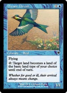[053]【EN】【FOIL】夢ツグミ/Dream Thrush【INV】[C][青]