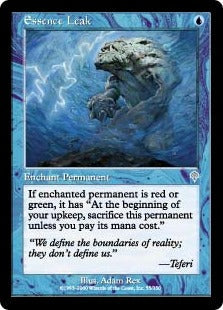 [055]【JP】【FOIL】エッセンスの漏出/Essence Leak【INV】[U][青]