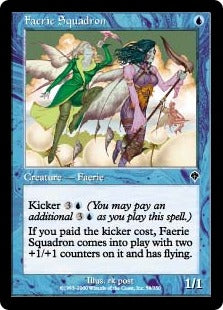[058]【EN】フェアリーの戦隊/Faerie Squadron【INV】[C][青]