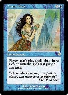 [059]【EN】【FOIL】マナの迷路/Mana Maze【INV】[R][青]