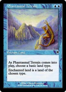 [065]【JP】【FOIL】幻影の地/Phantasmal Terrain【INV】[C][青]