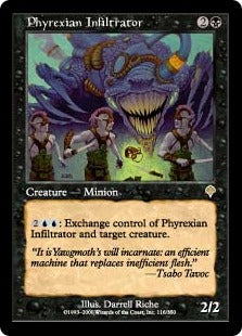 [116]【JP】ファイレクシアの浸透者/Phyrexian Infiltrator【INV】[R][黒]
